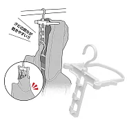 日本PONYKASEI立體速乾連帽T衣物專用衣架