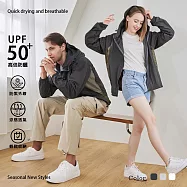 【KISSDIAMOND】山系工裝涼感防曬外套(男女款/KDCY-W58) M 深灰