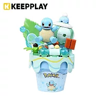 【正版授權】KEEPPLAY 積木公仔 寶可夢 甜筒系列 傑尼龜 益智玩具/玩具 啟蒙積木 神奇寶貝 Qman