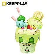 【正版授權】KEEPPLAY 積木公仔 寶可夢 甜筒系列 妙蛙種子 益智玩具/玩具 啟蒙積木 神奇寶貝 Qman