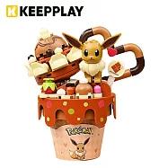 【正版授權】KEEPPLAY 積木公仔 寶可夢 甜筒系列 伊布 益智玩具/玩具 啟蒙積木 神奇寶貝 Qman