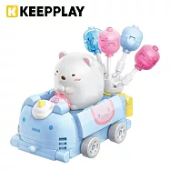 【正版授權】KEEPPLAY 積木公仔 角落生物 氣球小車系列 北極熊與包袱巾 益智玩具/玩具/啟蒙積木 角落小夥伴/San-X