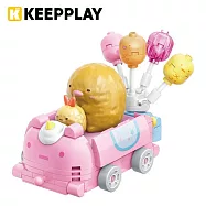 【正版授權】KEEPPLAY 積木公仔 角落生物 氣球小車系列 炸豬排與炸蝦 益智玩具/玩具/啟蒙積木 角落小夥伴/San-X