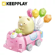 【正版授權】KEEPPLAY 積木公仔 角落生物 氣球小車系列 小貓與小草 益智玩具/玩具/啟蒙積木 角落小夥伴/San-X