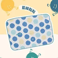【hahababy】攜帶型尿布墊 藍綠點點