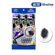 刷樂 極薄系列牙刷3入(深潔/炭深潔/護齦/炭速淨/舒敏) 極薄炭速淨