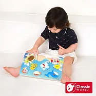 【德國 classic world 客來喜經典木玩】寶貝海洋認知拼板《40077》