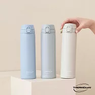 【THERMOcafe 凱菲】不鏽鋼彈蓋真空保溫瓶600ml (JCL-600XT-BL) 晴空藍