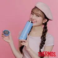 【THERMOS 膳魔師】可進洗碗機不鏽鋼真空保溫杯 480ml(JOQ-481-LB) 淺藍色
