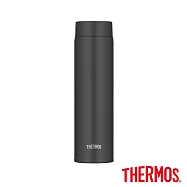 【THERMOS 膳魔師】可進洗碗機不鏽鋼真空保溫杯 600ml(JOQ-601-SMB) 碳黑色
