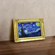 翡冷翠文創藝術立體畫框冰箱貼|梵谷《星夜》