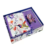 翡冷翠文創新藝術幻光羽翼|絲巾香氛禮盒組