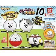 【日本正版授權】全套4款 貓咪大戰爭 環保扭蛋 P10 扭蛋/轉蛋/造型扭蛋 776199 狂亂戰鬥貓/扭蛋貓/狂亂勇者貓