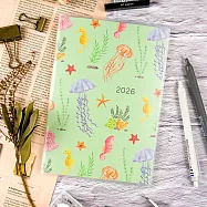【conifer綠的事務】2026-25K跨年月計畫筆記本組 碧海浮游