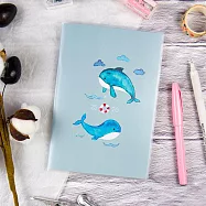 【conifer綠的事務】2026-32K跨年月計畫筆記本組 嘟嘟鯨