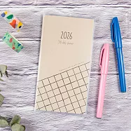 【conifer綠的事務】2026-48K跨年月計畫筆記本組 界線