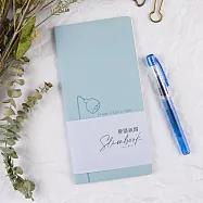 【conifer綠的事務】燈語紙間系列 車線筆記本 方格-晨冰藍