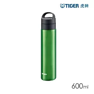 TIGER虎牌 手提輕量旋蓋雙層不鏽鋼保溫瓶600ml(MKB-T601) 陽綠色