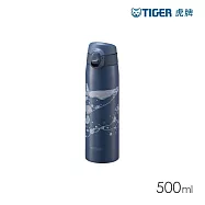 TIGER虎牌 輕量彈蓋雙層不鏽鋼保溫瓶500ml(MCT-A501) 鯨魚