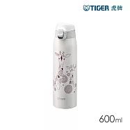 TIGER虎牌 輕量彈蓋雙層不鏽鋼保溫瓶600ml(MCT-A601) 長頸鹿