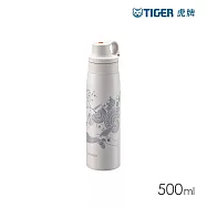 TIGER虎牌 輕量彈蓋不鏽鋼吸管杯500ml(MCS-A501) 鯨魚