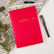 【conifer綠的事務】2026-25K線裝支票登記簿 會計專用 紅