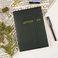 【conifer綠的事務】2026-25K線裝支票登記簿 會計專用 黑