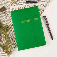 【conifer綠的事務】2026-25K線裝支票登記簿 會計專用 綠