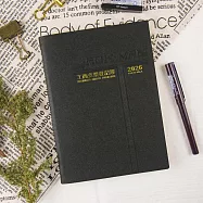 【conifer綠的事務】2026-25K活頁支票登記簿 會計專用 黑