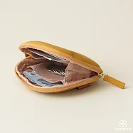 CHENSON 不規則橢圓形 手掛式 零錢包 (附手腕帶) (W24229-L) 黃