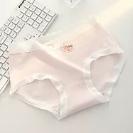 【唯蜜色】7A全褲抑菌云柔棉感無痕彈力女用內褲 XL 粉色