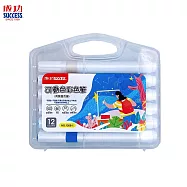 成功 NO.1268-1 可疊色彩色筆(丙烯馬克筆) 12色