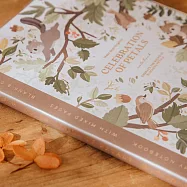 【wwiinngg】精緻燙金線裝筆記本(空白+方格)-葉葉花栗鼠