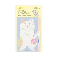 MIDORI 伸縮便條紙- 貓咪