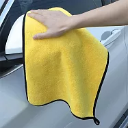 E.City_(2入)可掛式加厚雙面珊瑚絨洗車布玻璃擦拭巾 隨機出貨