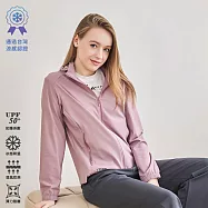 【KISSDIAMOND】CoolVex防曬冰晶紗凍感衣(KDFJ-5688) L 女/藕粉