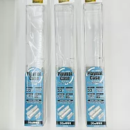 河島製作所 日本製 抗UV 卡墊盒 抗紫外線 桌墊 卡墊收納盒[ 透明白]一組三入