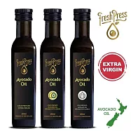 【壽滿趣-FreshPress】紐西蘭頂級冷壓初榨酪梨油(250ml)(三入組)