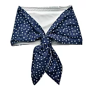 【日本現代百貨】抗UV抗菌涼感脖巾(附保冷劑) ‧ 點點(深藍)