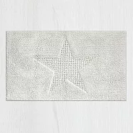 《KELA》德國 Lindano純棉吸水地墊(星星白120x70cm) | 擦腳墊 腳踏墊 吸水墊