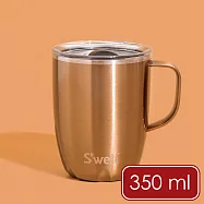 《S’well》美國 Mug不鏽鋼滑蓋保溫馬克杯 | 保溫杯 保冷保冰杯 推蓋直飲杯 環保杯 便攜杯 咖啡杯 隨行杯 - 香檳金350ml - 香檳金350ml