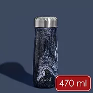 《S’well》Traveler不鏽鋼保溫瓶 | 保溫杯 保冷保冰杯 水壺 環保杯 便攜杯 咖啡杯 隨行杯 - 浪濤石紋470ml