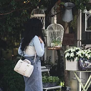 【一帆布包】帆布可調把手迷你波士頓包- 胚布