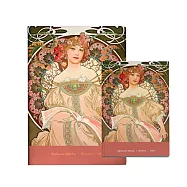 翡冷翠文創筆記本+L夾|慕夏《夢想》