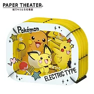 【日本正版授權】紙劇場 寶可夢 紙雕模型/紙模型/立體模型 神奇寶貝 PAPER THEATER - A款
