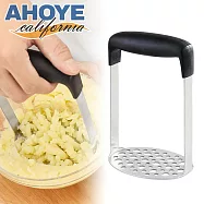 【AHOYE】馬鈴薯不鏽鋼壓泥器 (搗碎器 壓蒜器 搗泥器 搗蒜器 壓碎器)