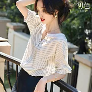 【初色】造型拼接印花T恤女上衣-共12款-11488(M-3XL可選) L C.白色