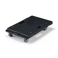 【MUJI 無印良品】縱橫皆可連接聚丙烯平台車/黑