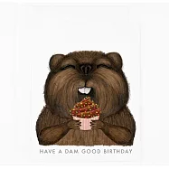 【 Dear Hancock 】Beaver Birthday 生日卡#gc_349