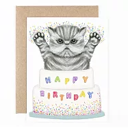 【 Dear Hancock 】Kitten Cake 生日卡 #美國進口 #gc_270
